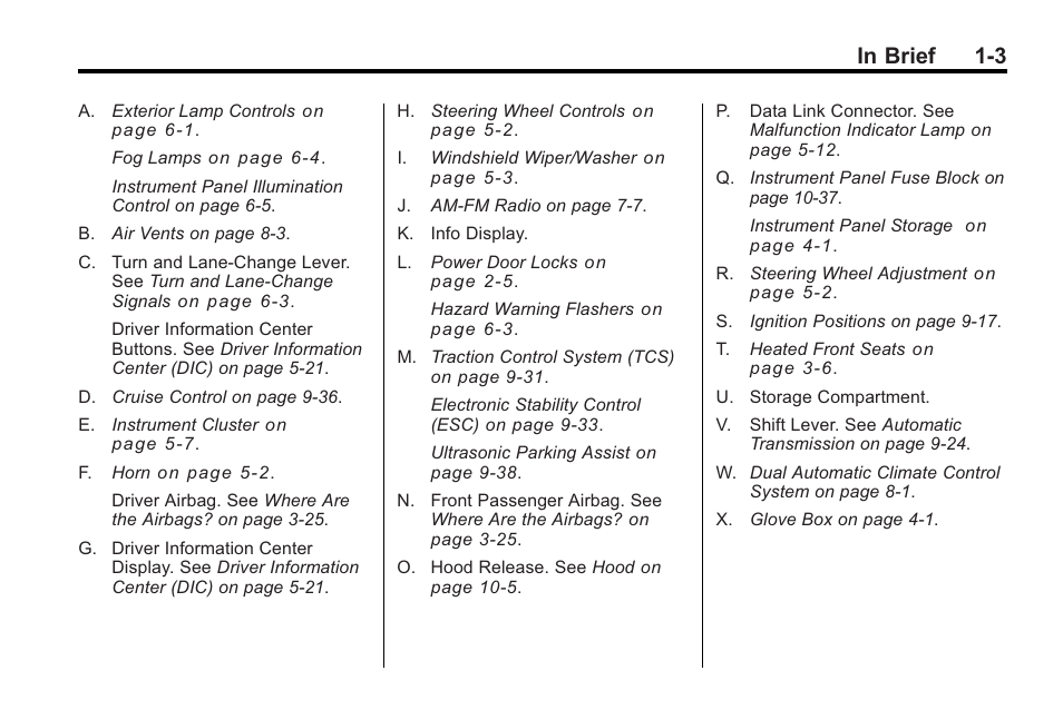 Buick 2011 Regal User Manual | Page 7 / 360