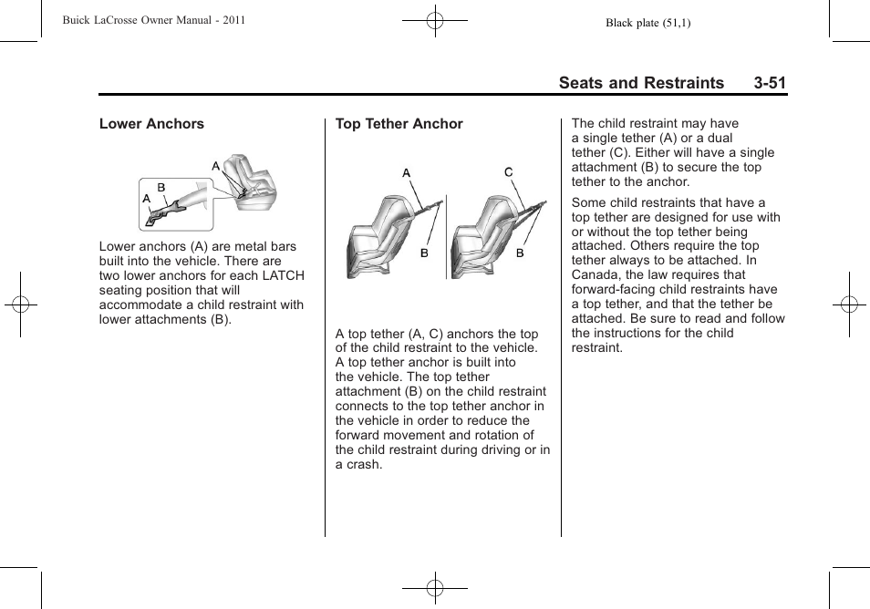 Buick 2011 Lacrosse User Manual | Page 103 / 446