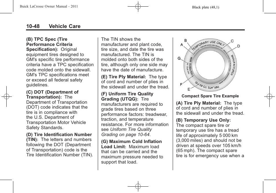 Buick 2011 Lacrosse User Manual | Page 348 / 446