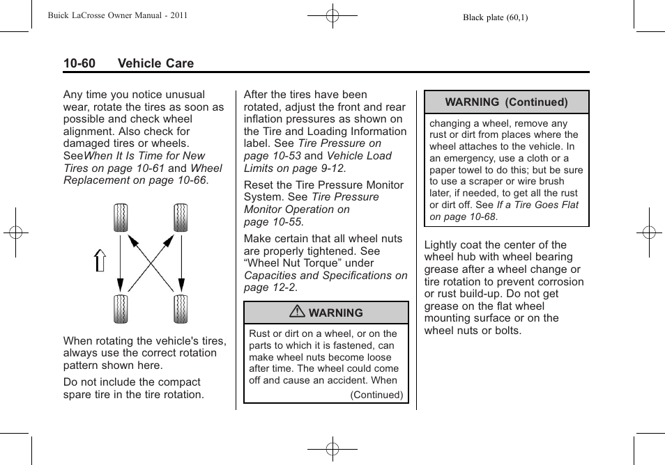 Buick 2011 Lacrosse User Manual | Page 360 / 446