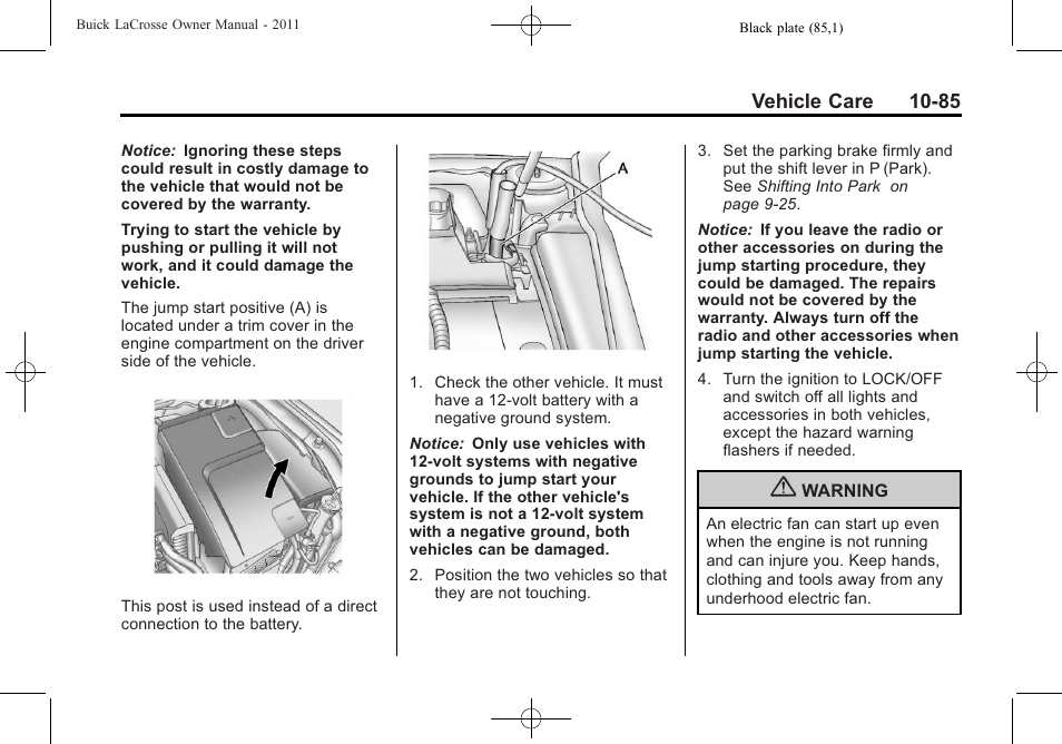 Buick 2011 Lacrosse User Manual | Page 385 / 446