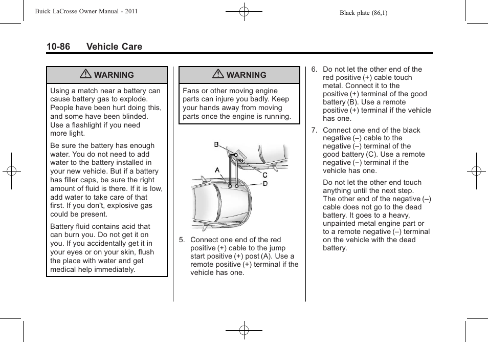 Buick 2011 Lacrosse User Manual | Page 386 / 446