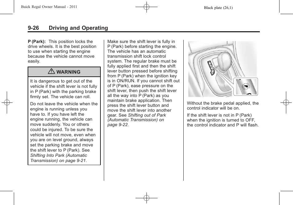 Buick REGAL 2011 User Manual | Page 216 / 368