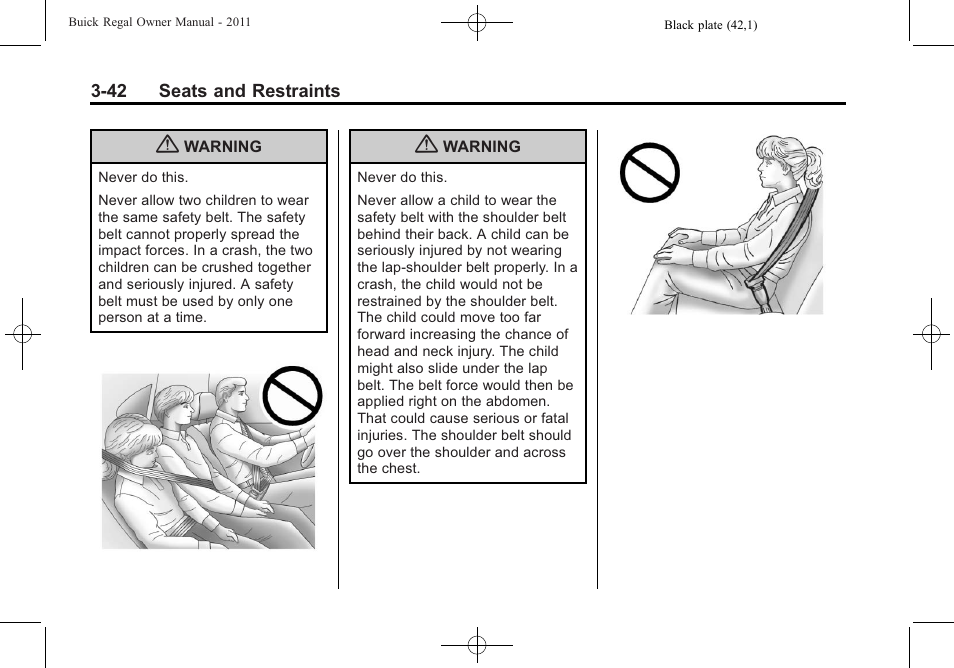 Buick REGAL 2011 User Manual | Page 84 / 368