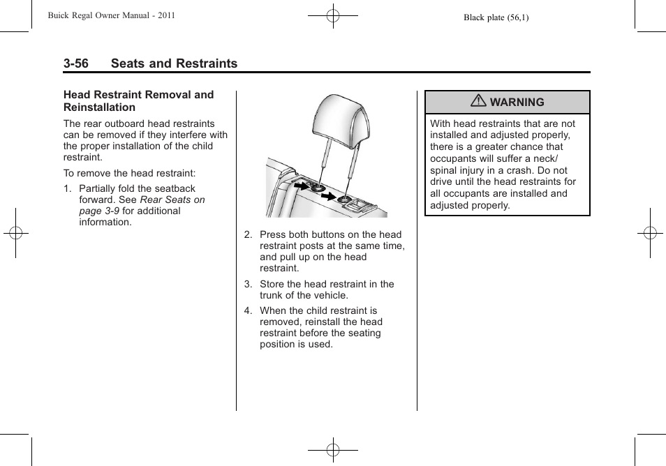 Buick REGAL 2011 User Manual | Page 98 / 368