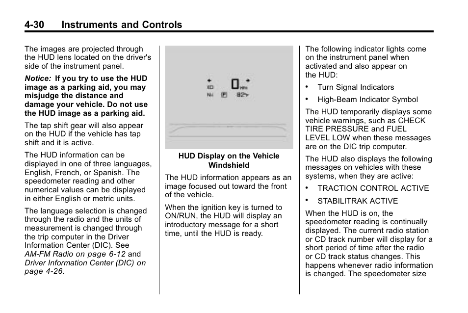 30 instruments and controls | Buick 2010 Lacrosse User Manual | Page 118 / 420