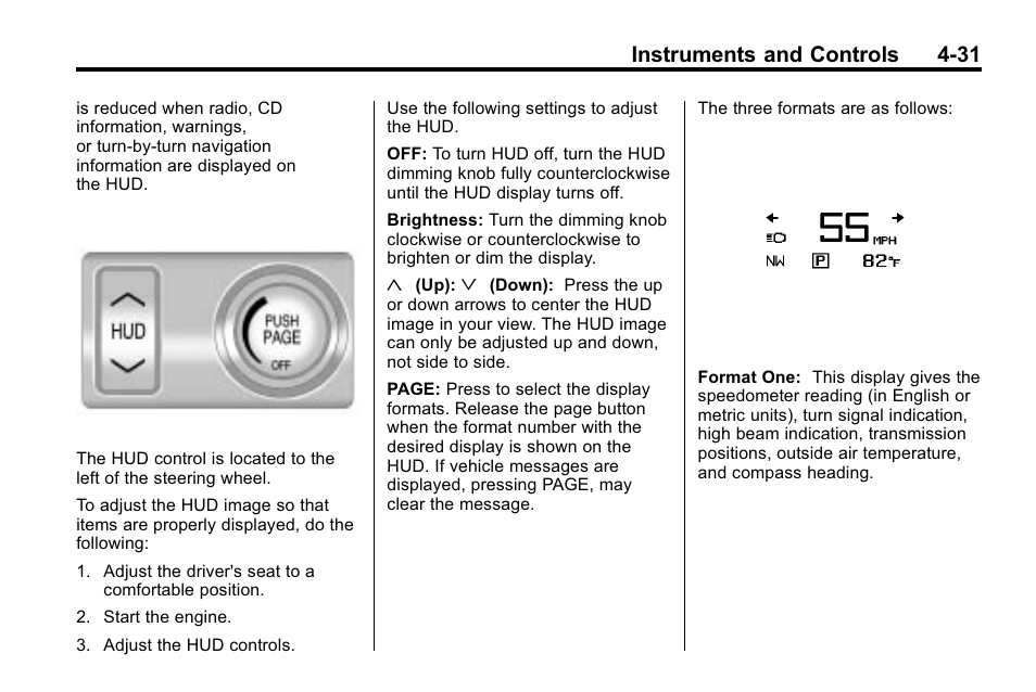 Instruments and controls 4-31 | Buick 2010 Lacrosse User Manual | Page 119 / 420