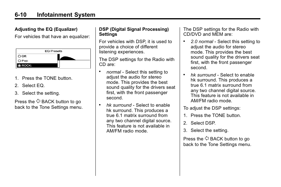10 infotainment system | Buick 2010 Lacrosse User Manual | Page 158 / 420