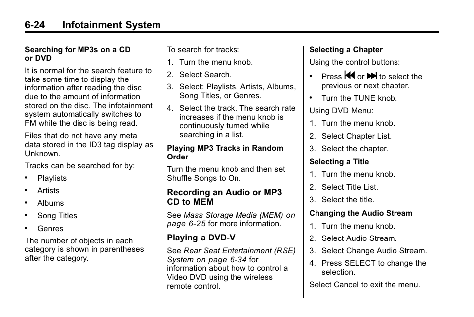 24 infotainment system | Buick 2010 Lacrosse User Manual | Page 172 / 420