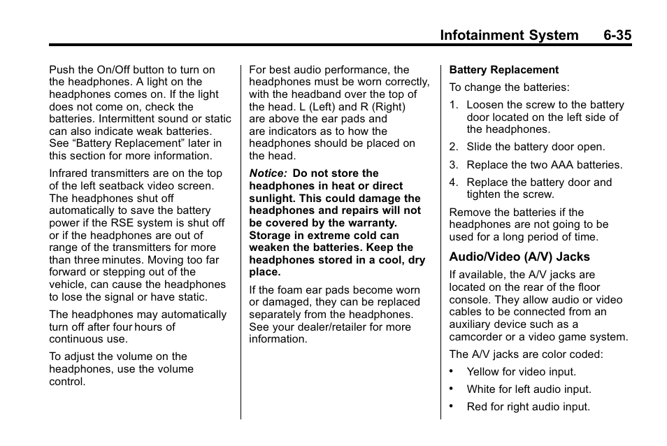 Infotainment system 6-35 | Buick 2010 Lacrosse User Manual | Page 183 / 420