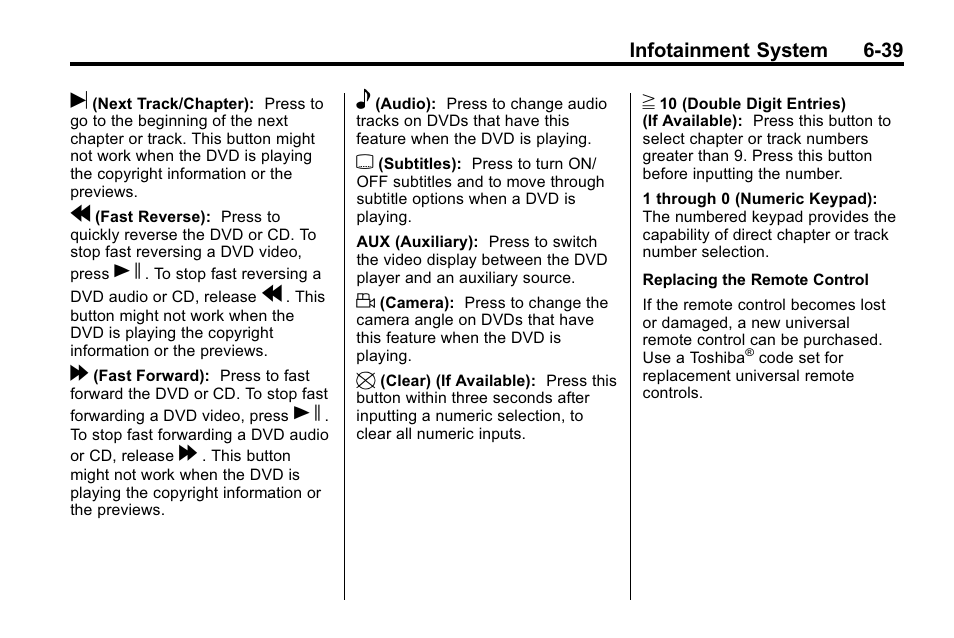 Buick 2010 Lacrosse User Manual | Page 187 / 420