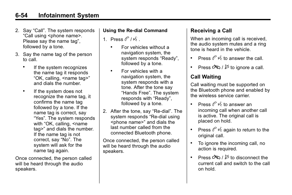 54 infotainment system | Buick 2010 Lacrosse User Manual | Page 202 / 420
