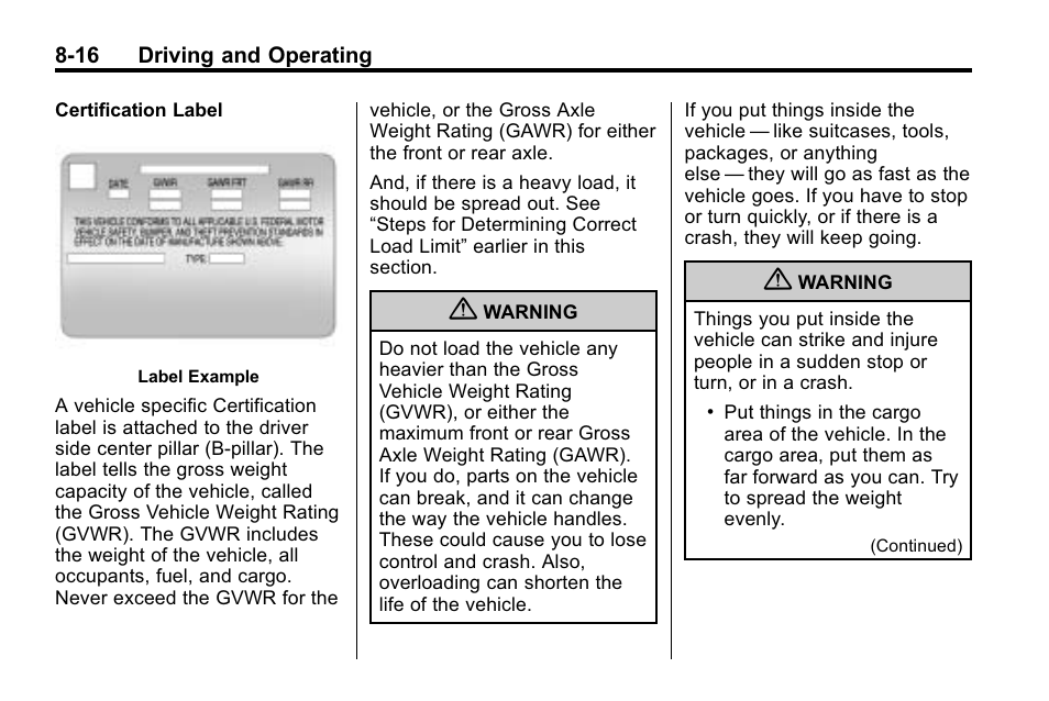 Buick 2010 Lacrosse User Manual | Page 240 / 420