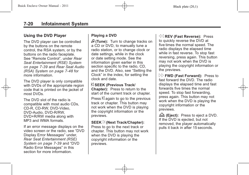 Buick 2011 Enclave User Manual | Page 208 / 458