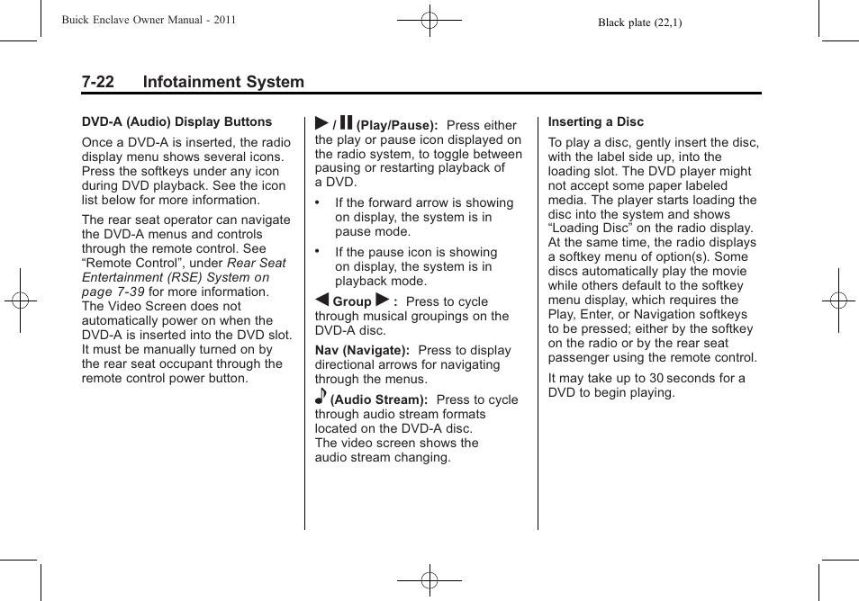 Buick 2011 Enclave User Manual | Page 210 / 458