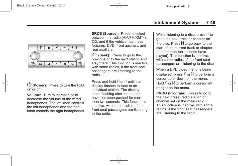 Buick 2011 Enclave User Manual | Page 237 / 458