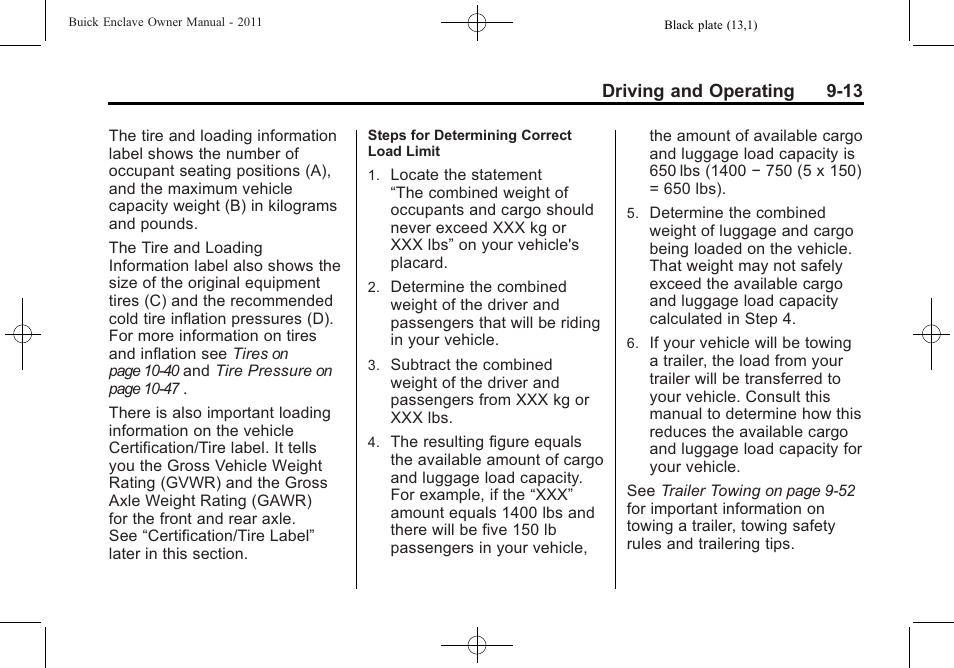 Buick 2011 Enclave User Manual | Page 269 / 458