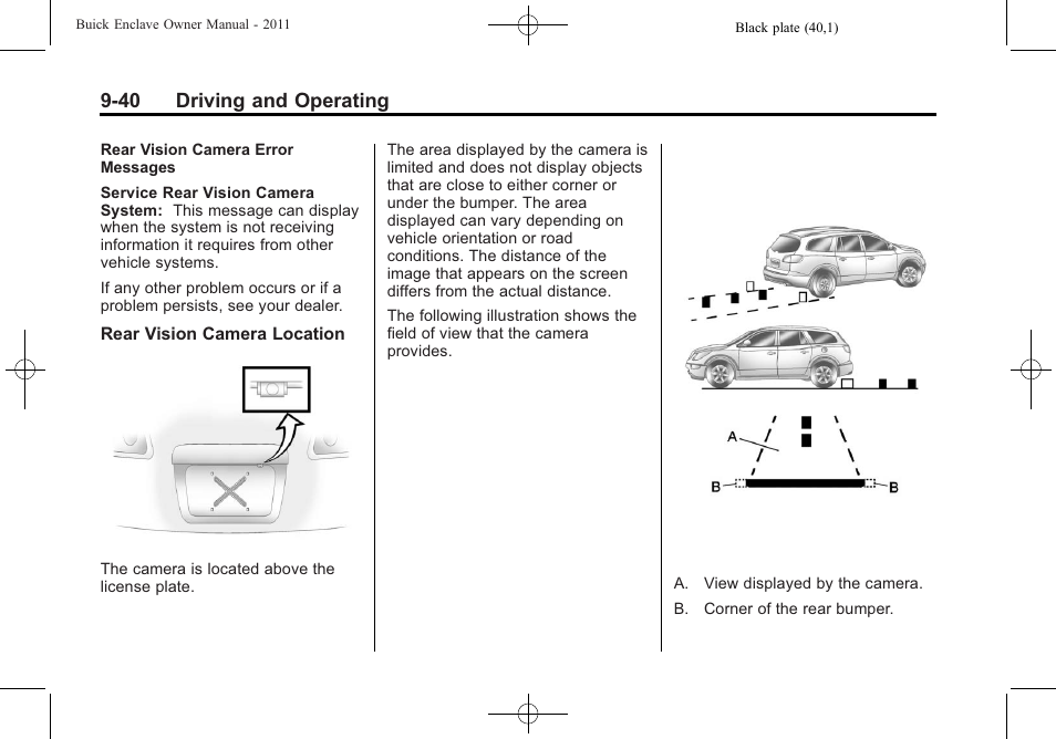 40 driving and operating | Buick 2011 Enclave User Manual | Page 296 / 458