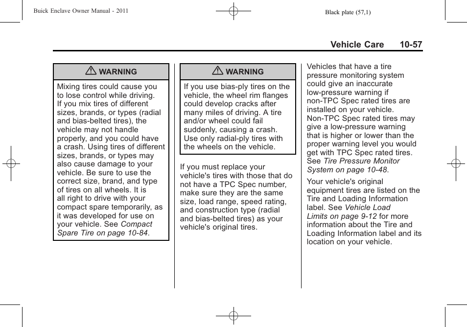 Buick 2011 Enclave User Manual | Page 369 / 458