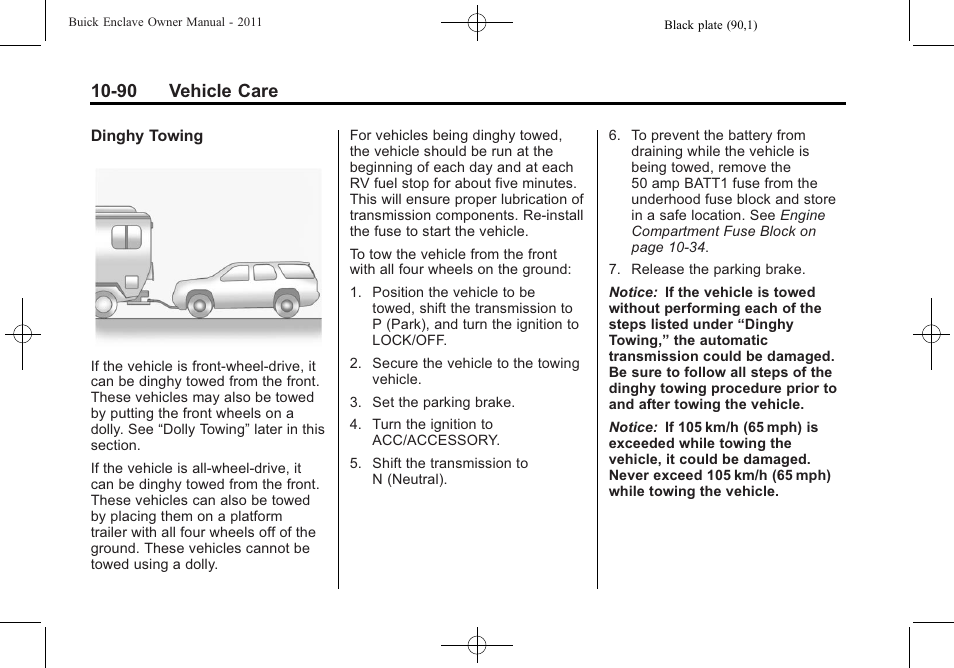90 vehicle care | Buick 2011 Enclave User Manual | Page 402 / 458