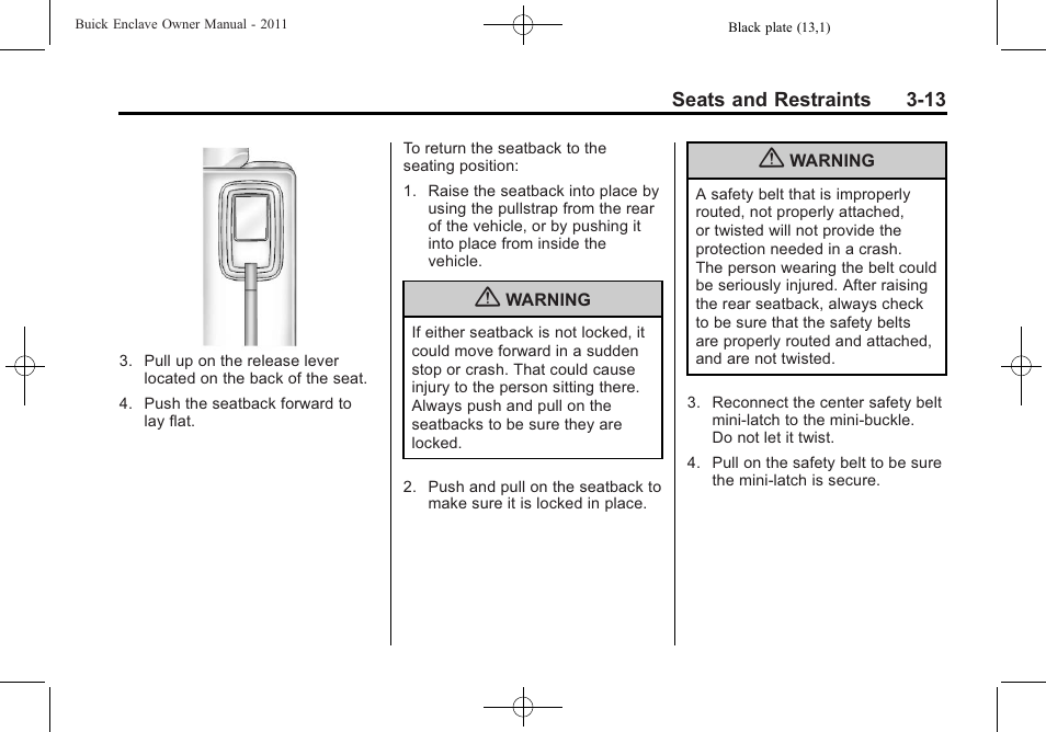 Buick 2011 Enclave User Manual | Page 67 / 458