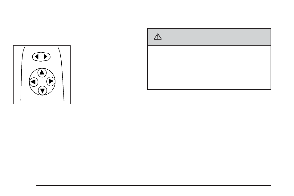 Mirrors, Outside power mirrors, Outside convex mirror | Outside heated mirrors, Mirrors -44, Caution | Buick TERRAZA 2006 User Manual | Page 124 / 454