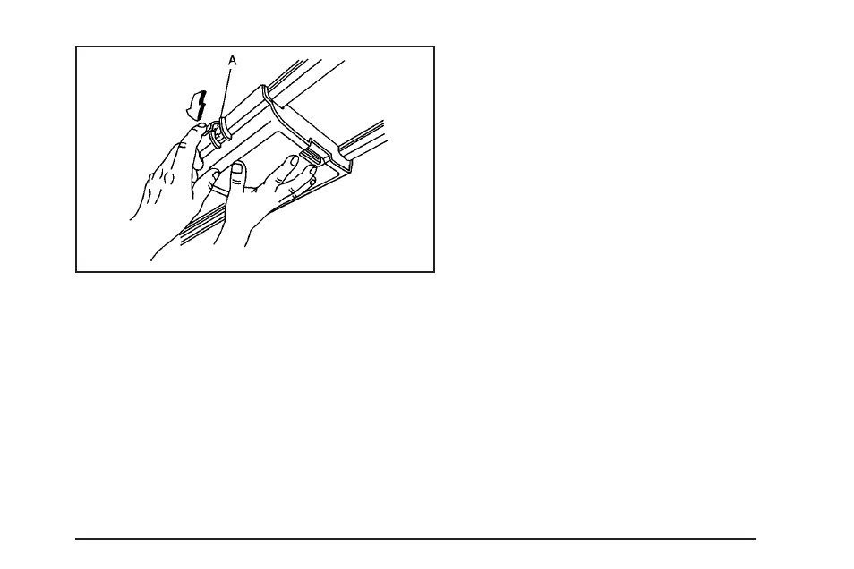 Overhead console (without rail), Floor console storage area | Buick TERRAZA 2006 User Manual | Page 133 / 454