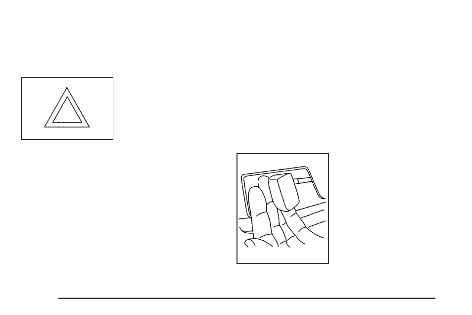 Hazard warning flashers, Other warning devices, Horn | Tilt wheel, Hazard, Warning flashers | Buick TERRAZA 2006 User Manual | Page 144 / 454