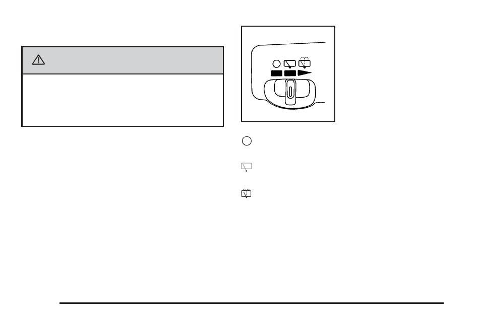 Rear window wiper/washer, Rear window wiper/washer -10, Caution | Buick TERRAZA 2006 User Manual | Page 148 / 454