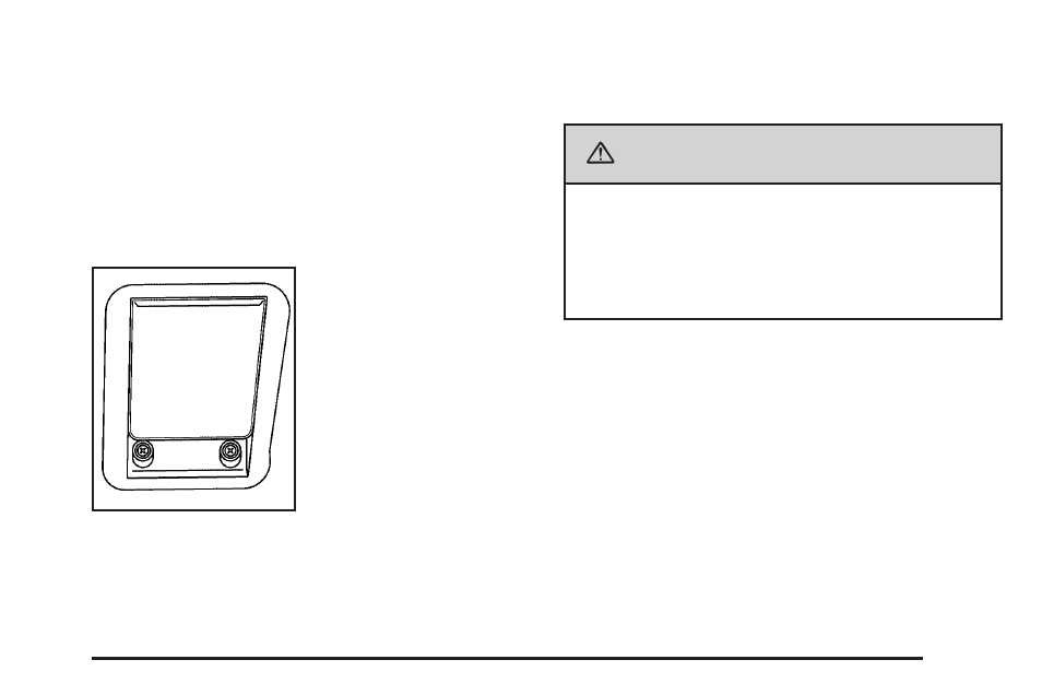 Third row seat, Third row seat -11, Caution | Buick TERRAZA 2006 User Manual | Page 17 / 454