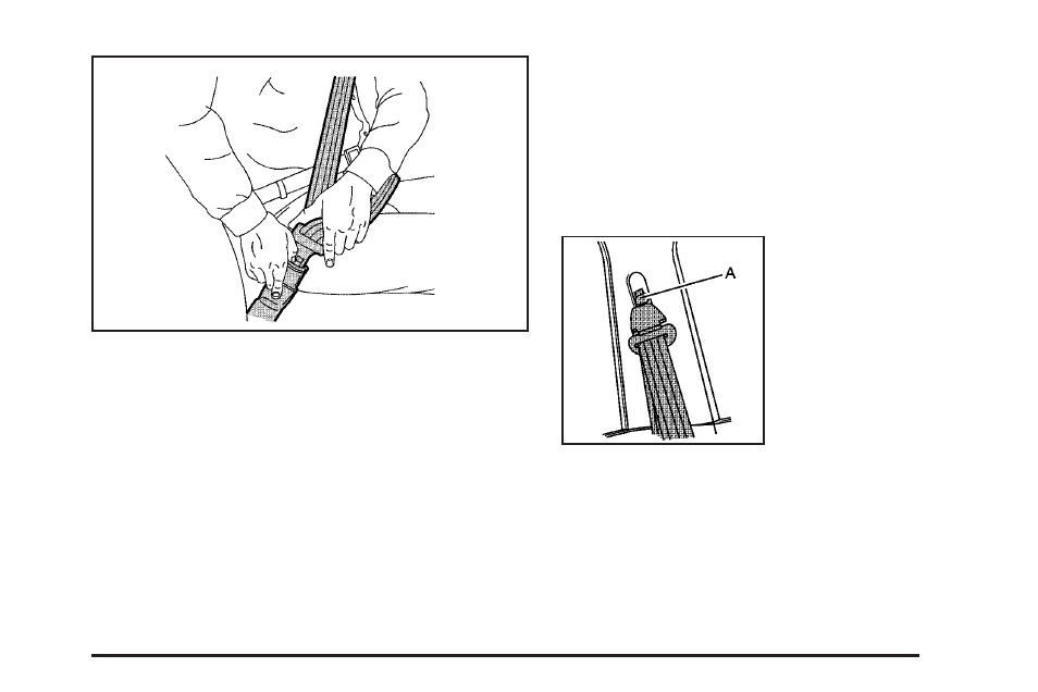 Shoulder belt height adjustment, Shoulder belt height adjustment -27 | Buick TERRAZA 2006 User Manual | Page 33 / 454