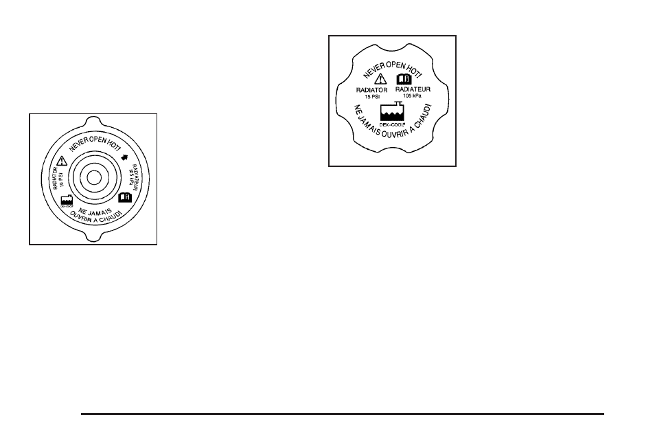 How to add coolant to the radiator | Buick TERRAZA 2006 User Manual | Page 340 / 454