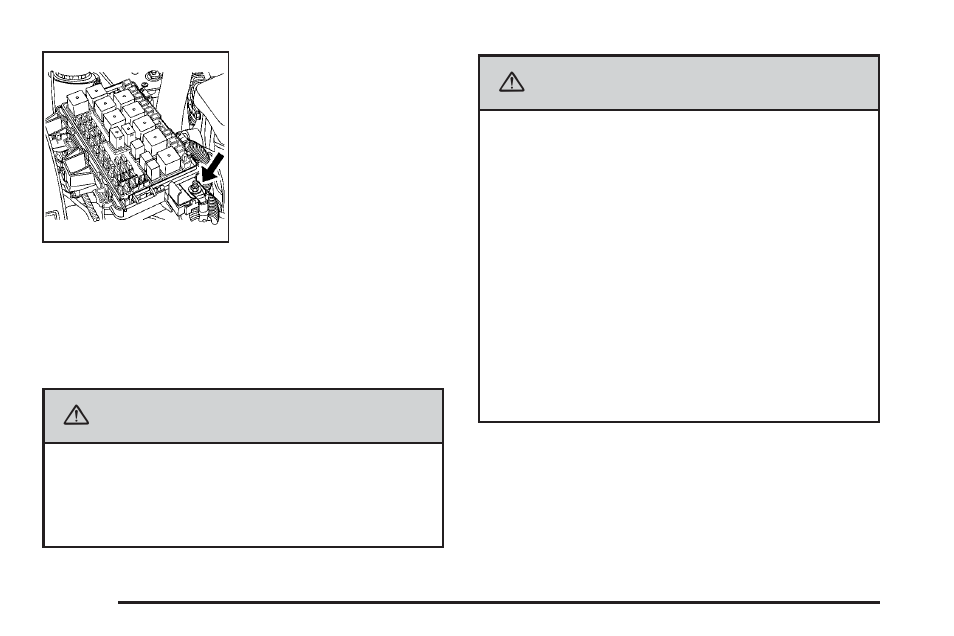 Caution | Buick TERRAZA 2006 User Manual | Page 350 / 454