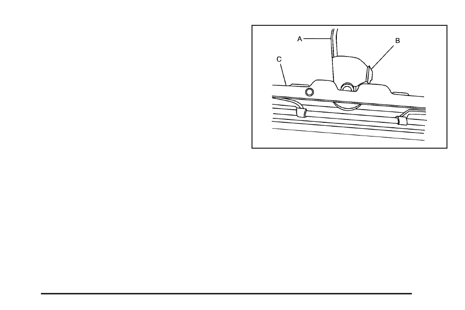 Windshield wiper blade replacement, Windshield wiper blade replacement -53 | Buick TERRAZA 2006 User Manual | Page 359 / 454