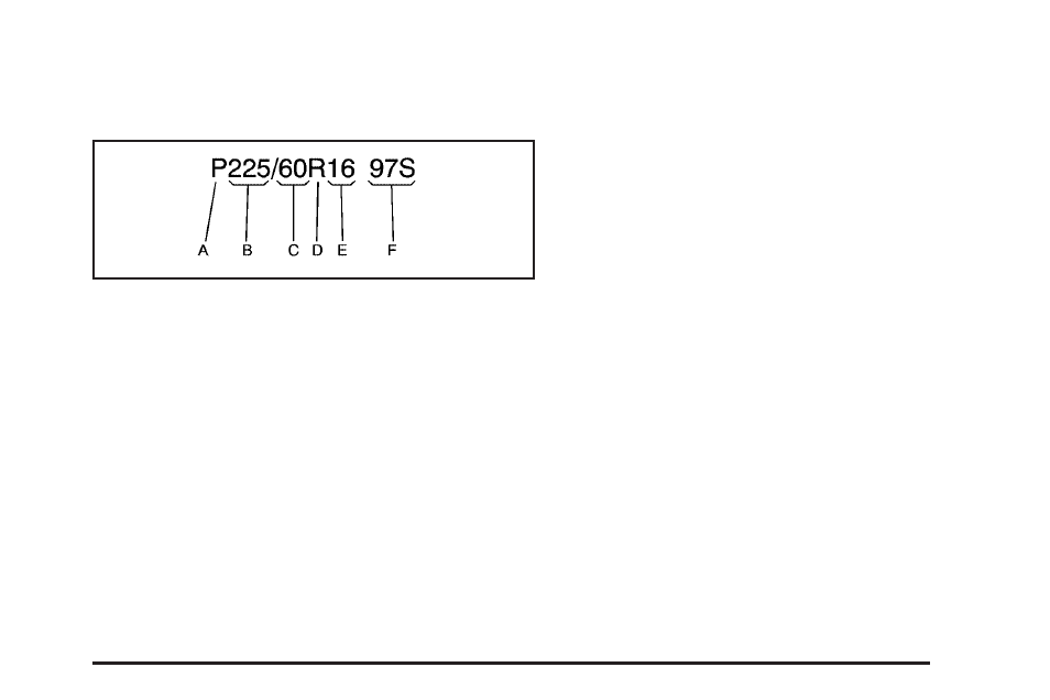 Tire terminology and definitions, Tire terminology and definitions -57, Tire size | Buick TERRAZA 2006 User Manual | Page 363 / 454