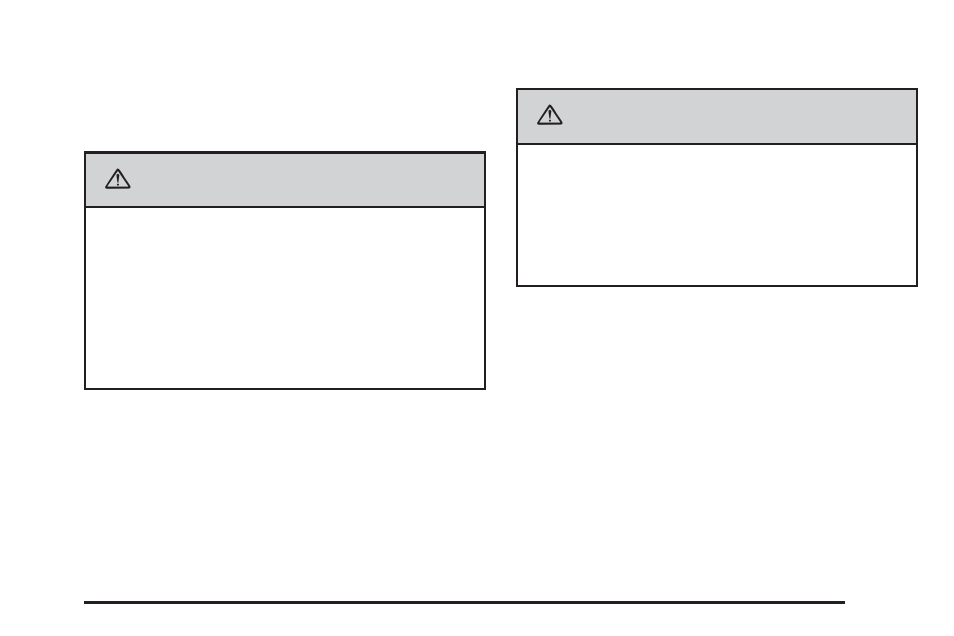 Caution | Buick TERRAZA 2006 User Manual | Page 373 / 454