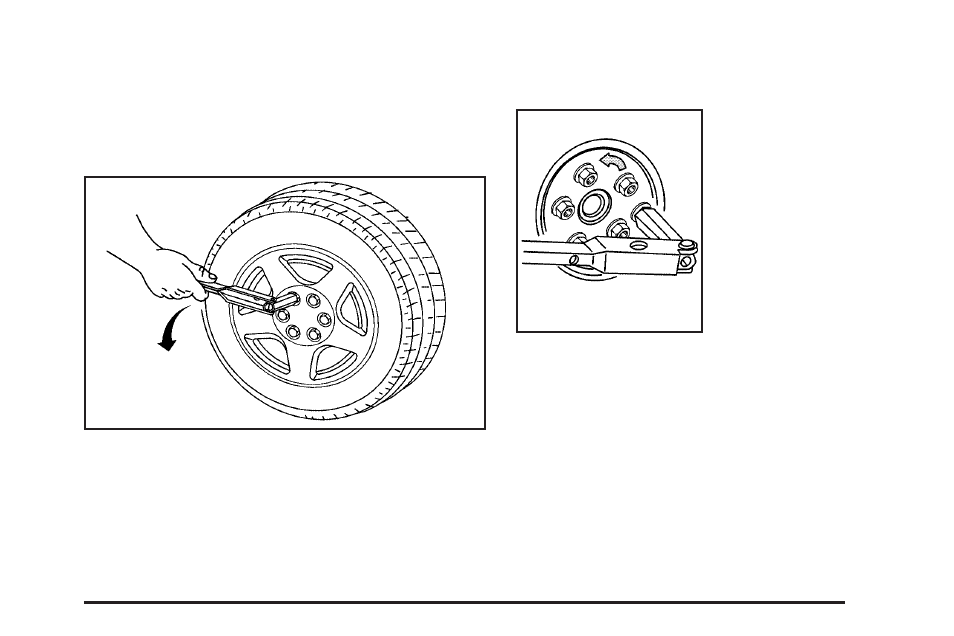 Removing the flat tire and installing the, Spare tire -75 | Buick TERRAZA 2006 User Manual | Page 381 / 454