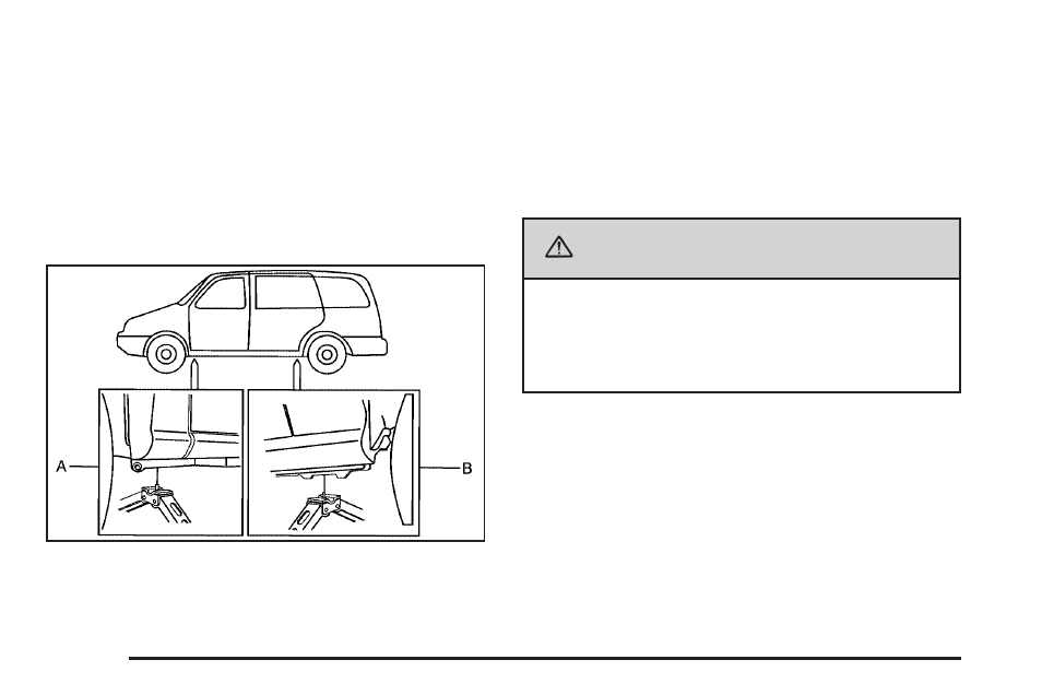 Caution | Buick TERRAZA 2006 User Manual | Page 382 / 454