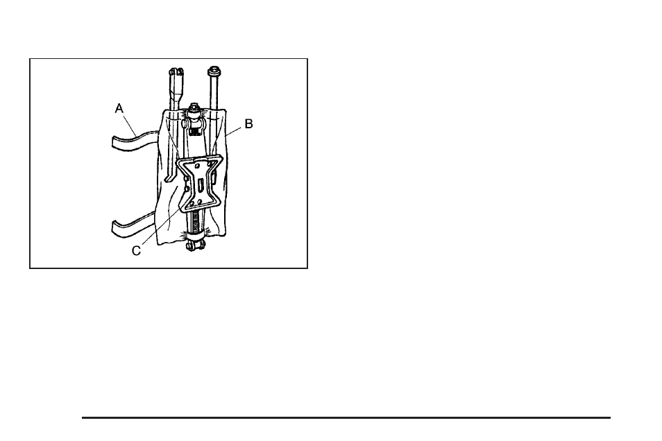 Compact spare tire, Compact spare tire -86, Storing the tools | Buick TERRAZA 2006 User Manual | Page 392 / 454