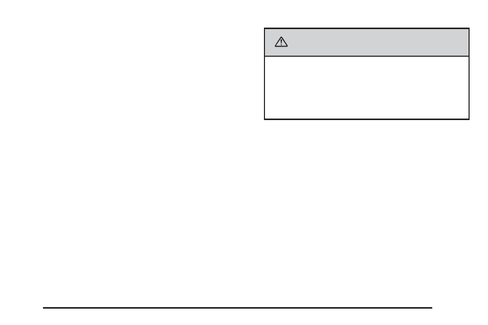 Caution | Buick TERRAZA 2006 User Manual | Page 49 / 454