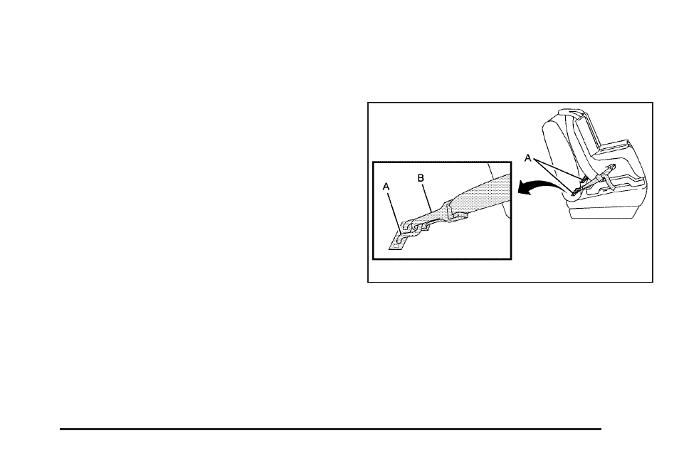 Lower anchors and tethers for children (latch), Lower anchors and tethers for children, Latch) -45 | Buick TERRAZA 2006 User Manual | Page 51 / 454