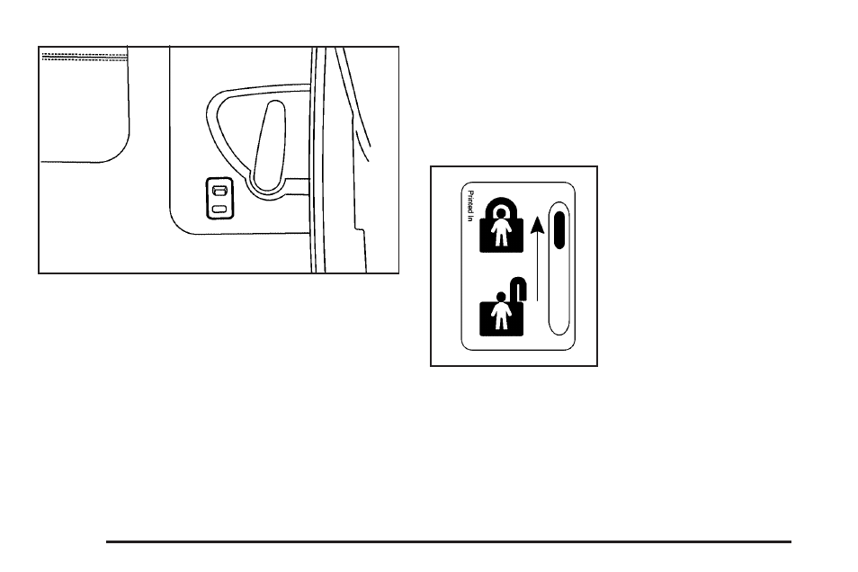 Sliding door security lock | Buick TERRAZA 2006 User Manual | Page 96 / 454