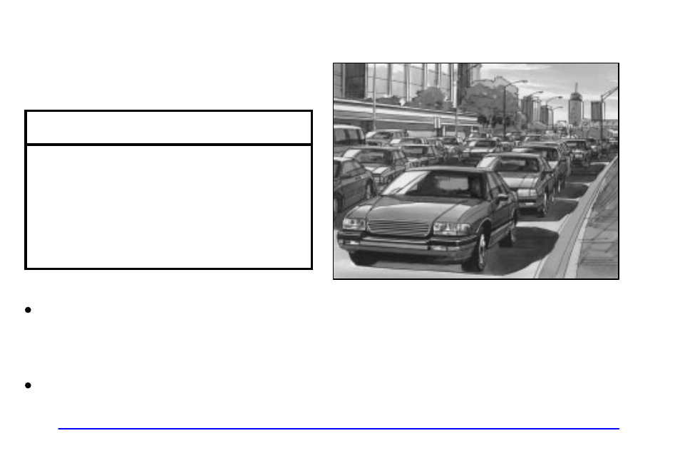 Notice, City driving | Buick 1999 Park Avenue User Manual | Page 208 / 400