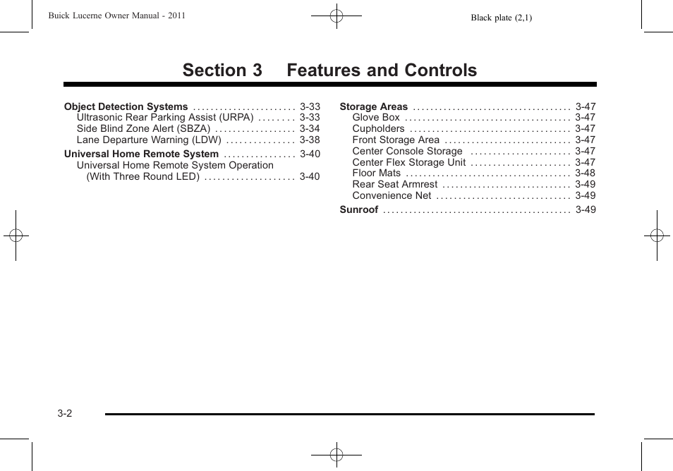 Buick 2011 Lucerne User Manual | Page 108 / 446