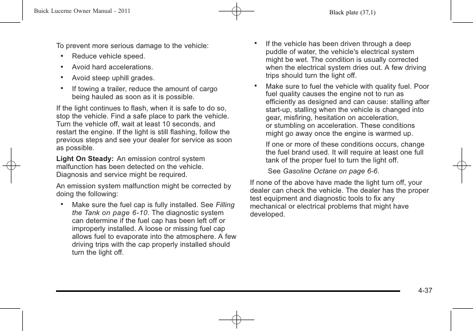 Buick 2011 Lucerne User Manual | Page 193 / 446