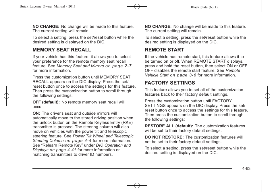 Buick 2011 Lucerne User Manual | Page 219 / 446