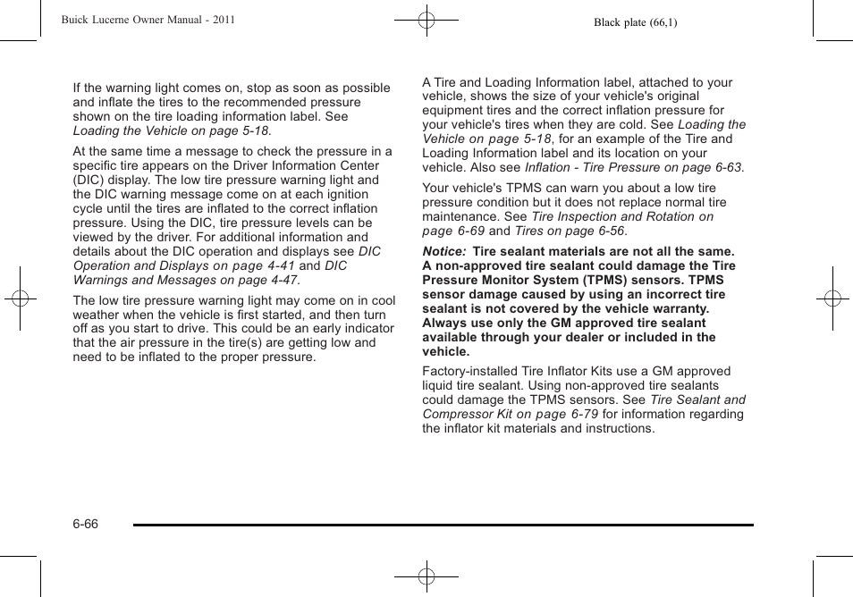 Buick 2011 Lucerne User Manual | Page 348 / 446