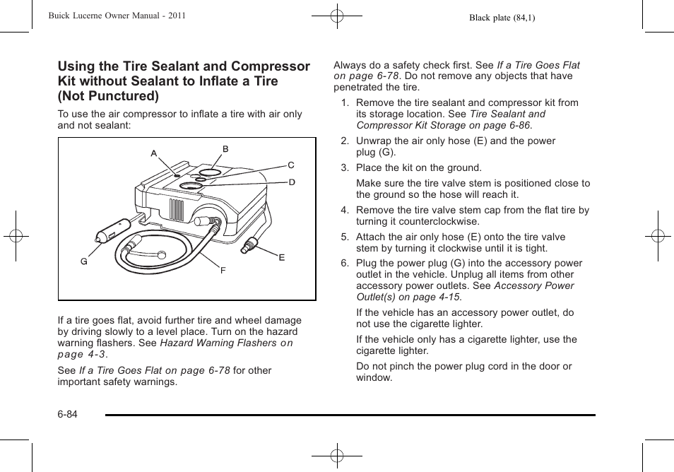 Buick 2011 Lucerne User Manual | Page 366 / 446