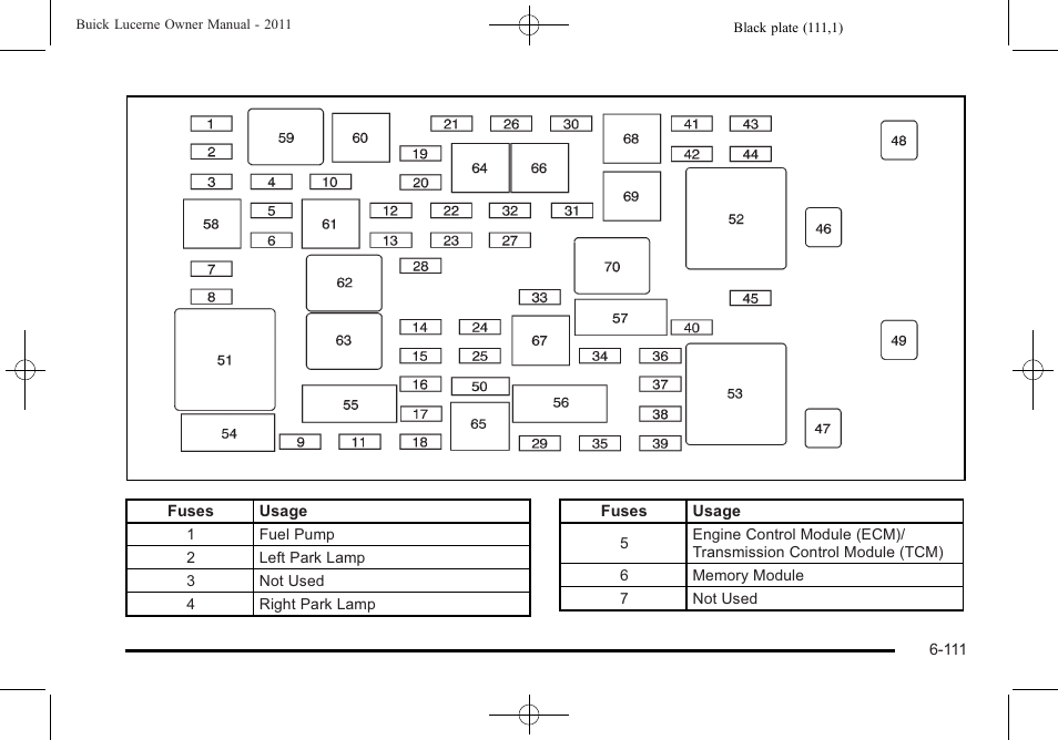 Buick 2011 Lucerne User Manual | Page 393 / 446