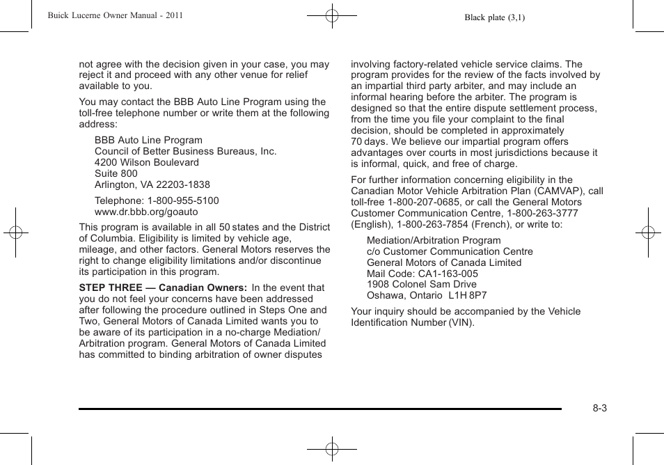 Buick 2011 Lucerne User Manual | Page 415 / 446